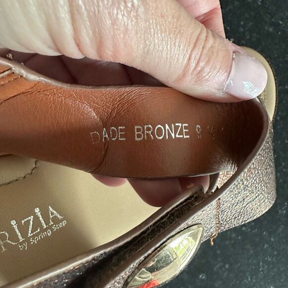 PATRIZIA DADE Brinze Dade Party STRAP SANDAL SIZE 10 - Picture 8 of 13